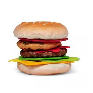 Melissa & Doug Burger Matching, Catching, and Stacking FABRIC Games Kids Gift